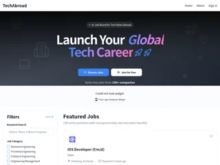Techabroad platform preview