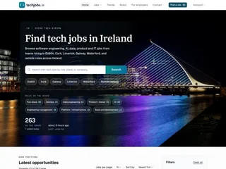 TechJobs.ie screenshot preview TechJobs.ie screenshot preview