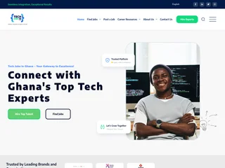Tech Jobs In Ghana platform preview