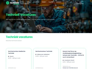 TechniekVacatures.nl screenshot preview TechniekVacatures.nl screenshot preview
