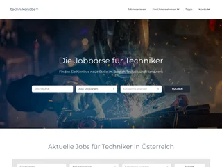 technikerjobs.at screenshot preview