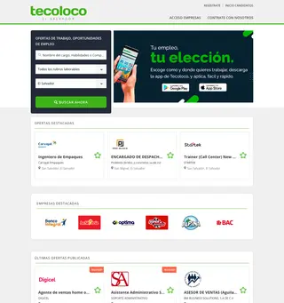 Tecoloco El Salvador screenshot preview