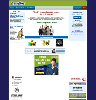 Teens4Hire platform preview