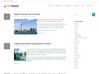 TEFL Jobs – English Teaching Jobs screenshot preview