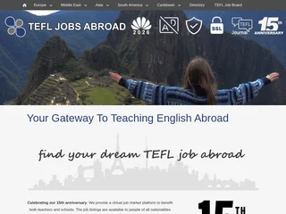 TEFL Jobs Abroad screenshot preview TEFL Jobs Abroad screenshot preview