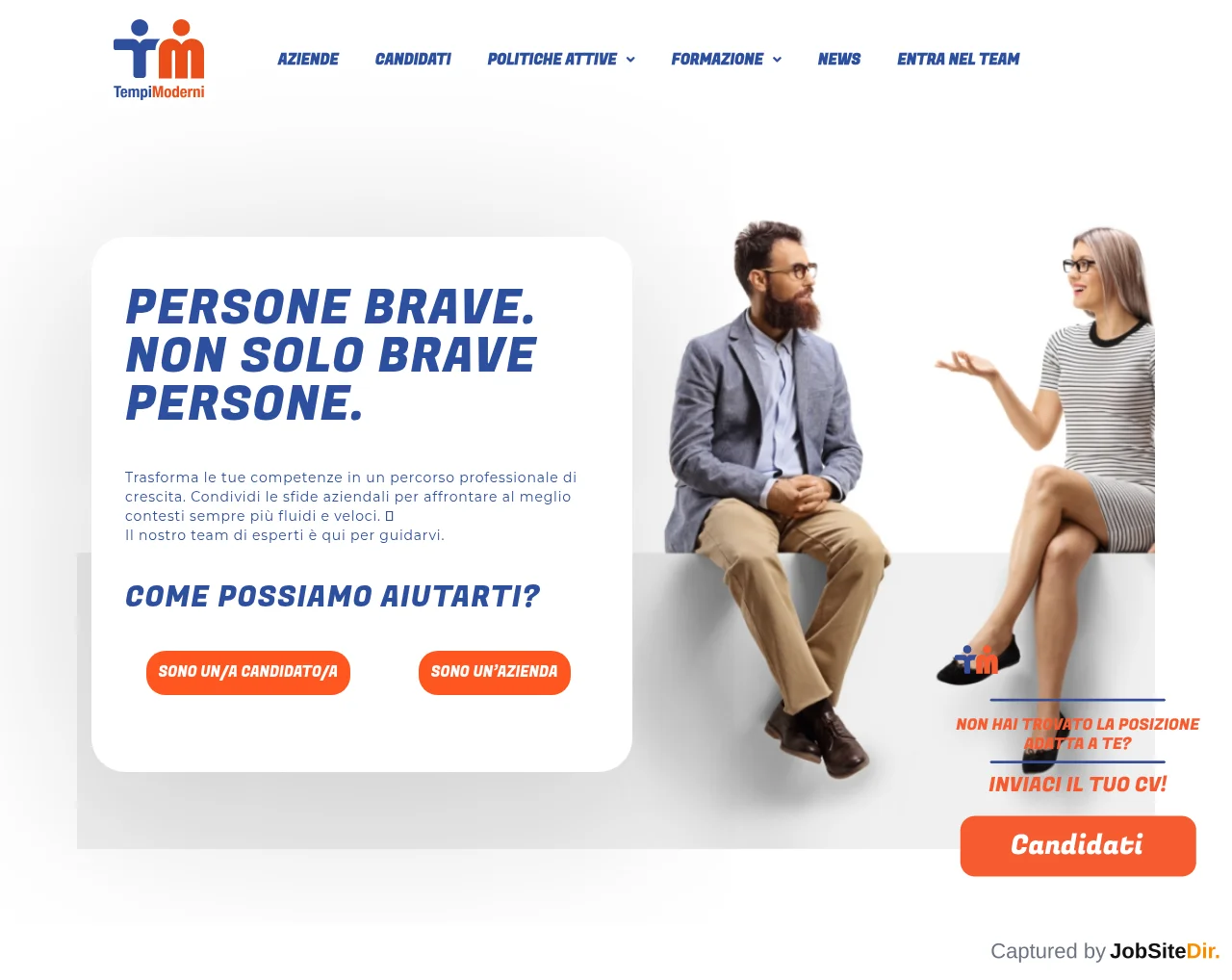 Tempi Moderni screenshot Tempi Moderni website screenshot