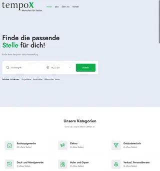 tempoX platform preview
