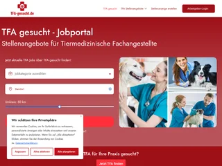TFA GESUCHT platform preview TFA GESUCHT platform preview