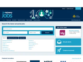 The Actuary Jobs screenshot preview The Actuary Jobs screenshot preview