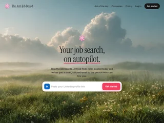 The Anti Job Board platform preview