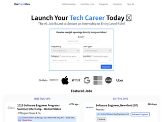 theFreshDev.com screenshot preview theFreshDev.com screenshot preview