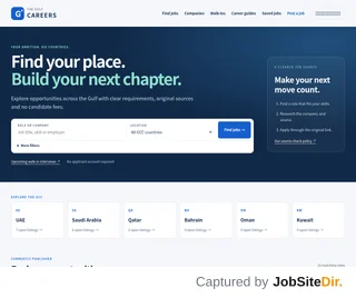 The Gulf Careers platform preview