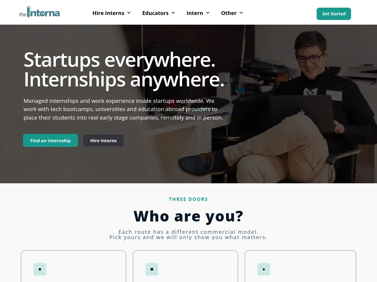 theInterna screenshot theInterna website screenshot