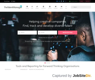 The Talent Manager platform preview