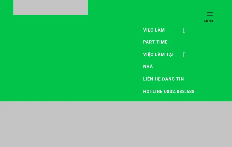 Thích Làm Thêm job board platform screenshot showing job search interface