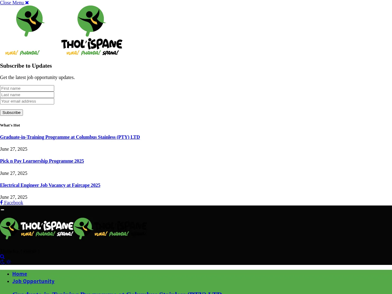 THOL’ISPANE screenshot THOL’ISPANE job board platform screenshot showing job search interface