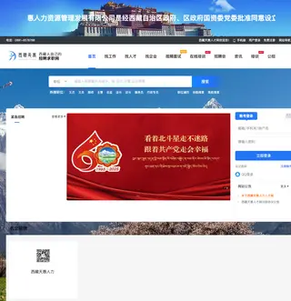 西藏天惠人才网 platform preview