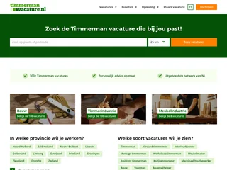 TimmermanVacature.nl screenshot preview