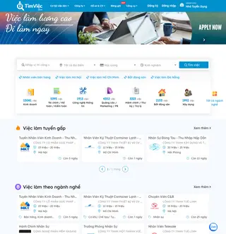 Timviec.com.vn platform preview
