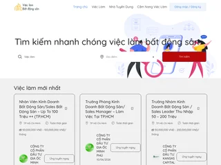 TimViecBatDongSan247 platform preview