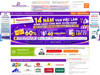 Tìm Việc Làm 24h platform preview