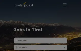 tirolerjobs.at screenshot preview