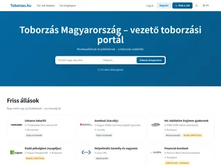 Toborzas.hu screenshot preview