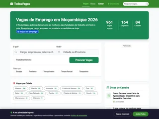 TodasVagas platform preview