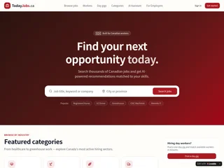 TodayJobs.ca screenshot preview TodayJobs.ca screenshot preview