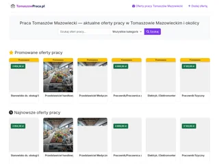 tomaszowpraca.pl screenshot preview