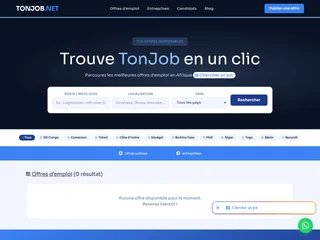 TonJob.net platform preview TonJob.net platform preview
