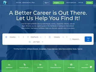 TopCareers Caribbean screenshot preview