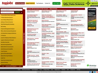 topjobs - Sri Lanka Job Network platform preview