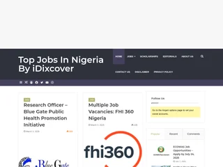 Top Jobs In Nigeria By iDixcover screenshot preview Top Jobs In Nigeria By iDixcover screenshot preview