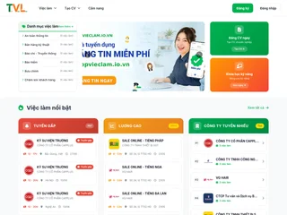 Top Việc Làm platform preview