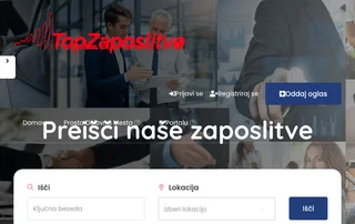 Top zaposlitve screenshot preview