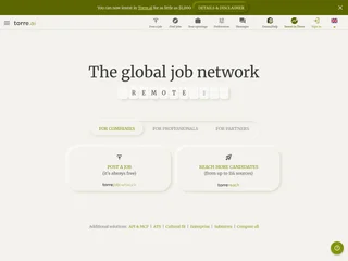 Torre.ai platform preview Torre.ai platform preview