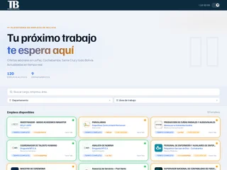 TrabajaBolivia platform preview