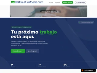 TraBajaCalifornia.com screenshot preview