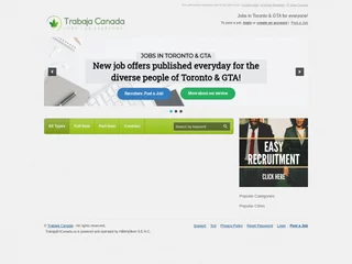 TrabajaenCanada.ca screenshot preview