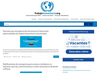 TrabajoHumanitario.org screenshot preview TrabajoHumanitario.org screenshot preview