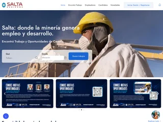Plataforma digital de oferta y demanda laboral para el sector minero. – Gobierno de la Provincia de Salta screenshot preview