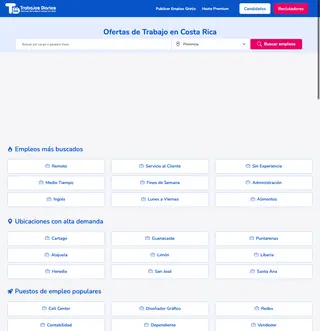 Trabajos Diarios platform preview
