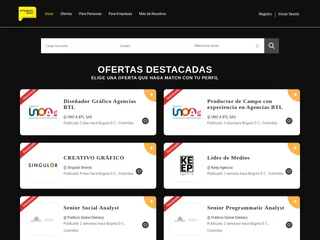 TrabajoSíHay platform preview TrabajoSíHay platform preview
