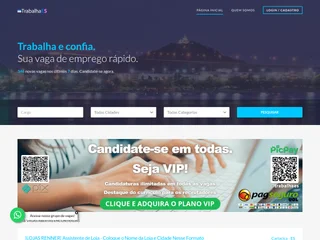 TRABALHA ES platform preview