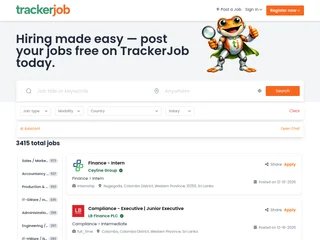 Tracker Job platform preview