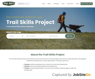 Trail Skills Project platform preview Trail Skills Project platform preview