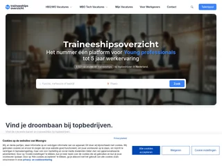 Traineeshipsoverzicht screenshot preview