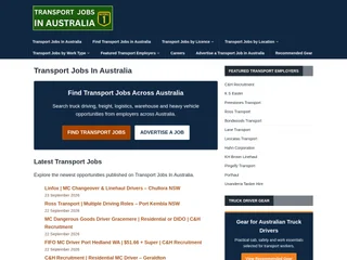 Transport Jobs In Australia screenshot preview