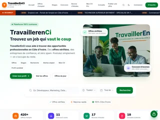 TravaillerenCi platform preview